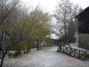 Villaggio imbiancato