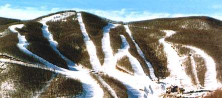 piste con la neve